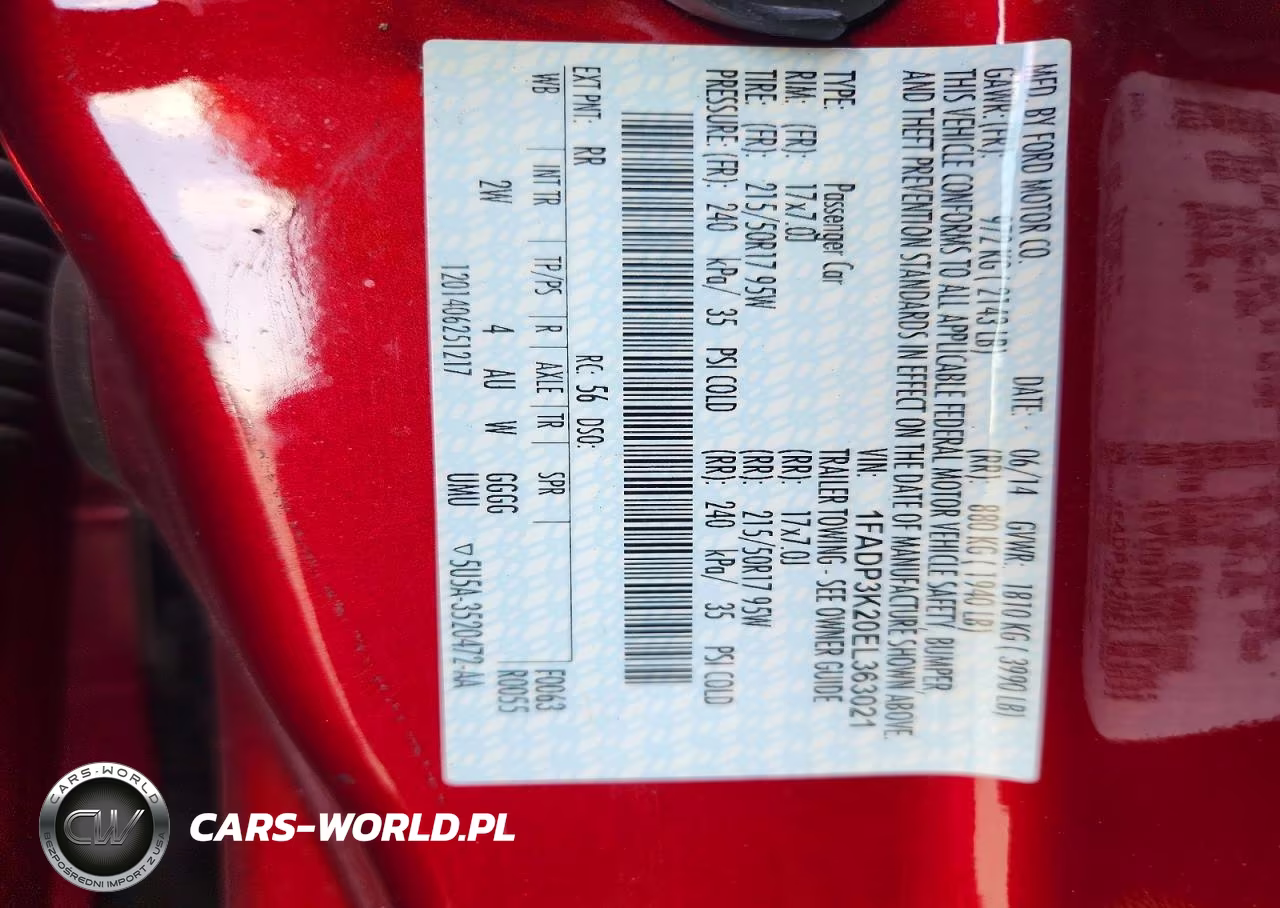 2014 Ford Focus Se VIN:1FADP3K20EL363021 - 13