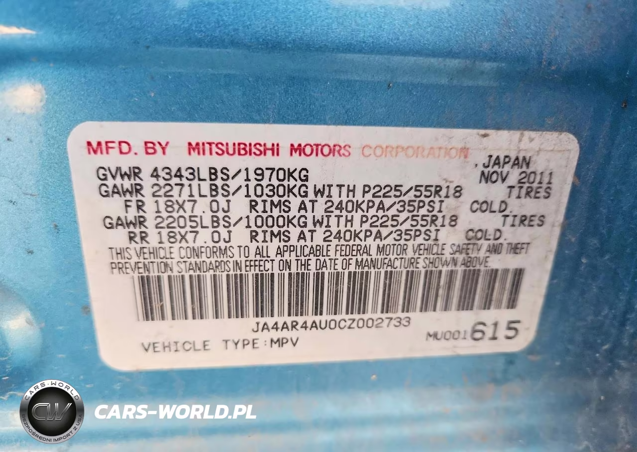 2012 Mitsubishi Outlander Sport Se VIN:JA4AR4AU0CZ002733 - 13