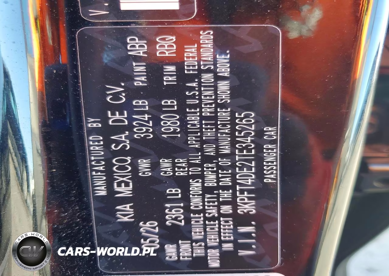 2026 Kia K4 Lxs VIN:3KPFT4DE2TE345265 - 12
