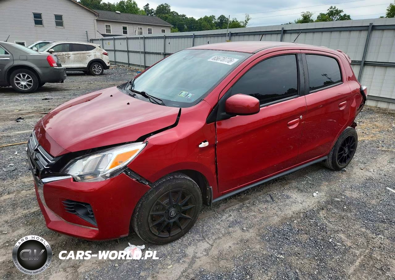 2021 Mitsubishi Mirage Es VIN:ML32AUHJ3MH011658 - 1
