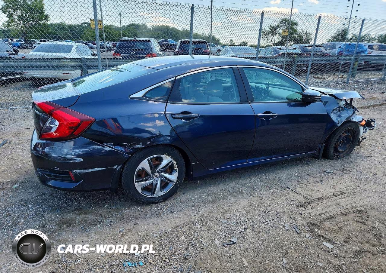 2020 Honda Civic Lx VIN:2HGFC2F69LH513452 - 3
