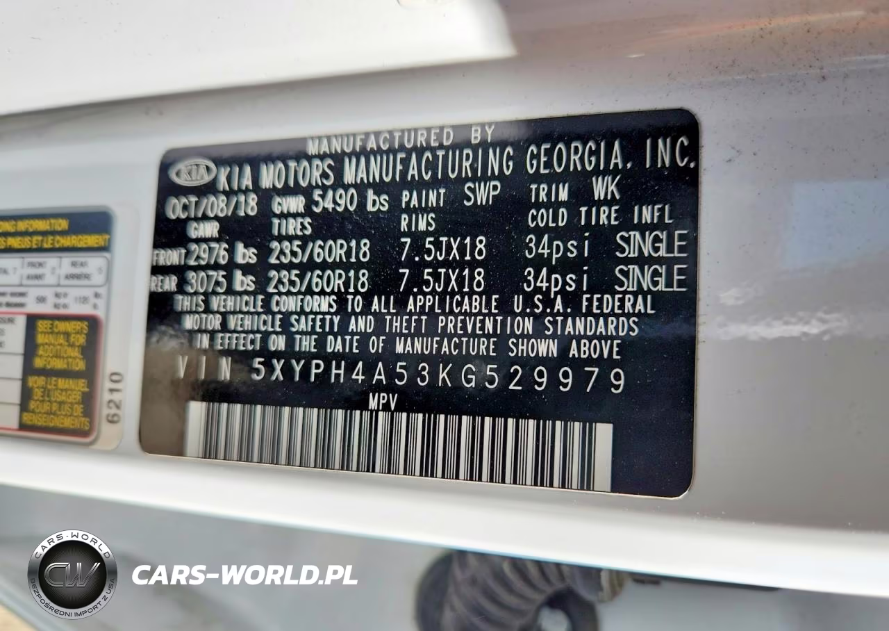 2019 Kia Sorento Ex V6 VIN:5XYPH4A53KG529979 - 13