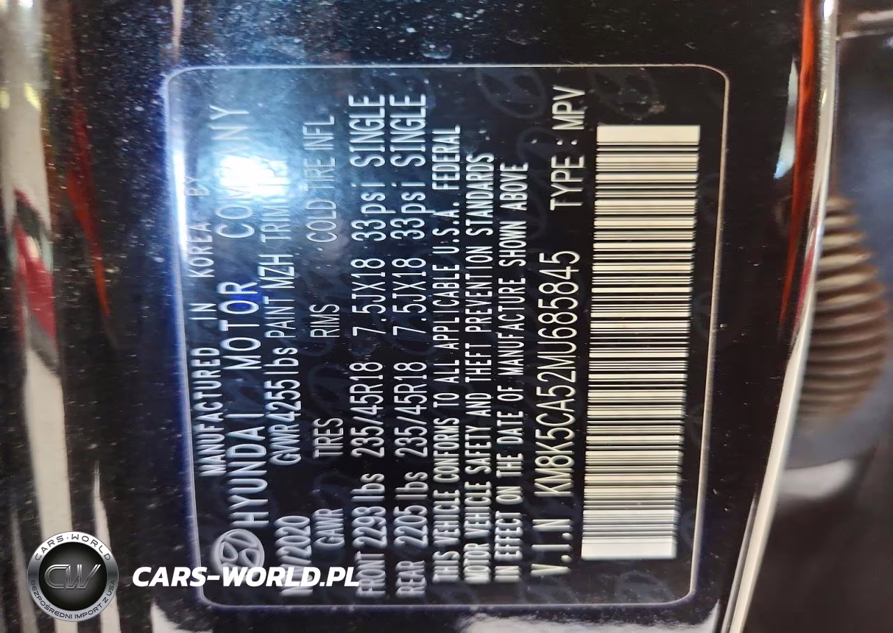 2021 Hyundai Kona Ultimate VIN:KM8K5CA52MU685845 - 14