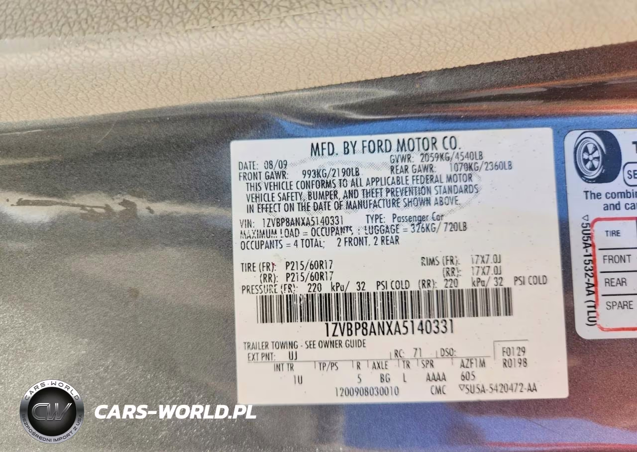 2010 Ford Mustang VIN:1ZVBP8ANXA5140331 - 12