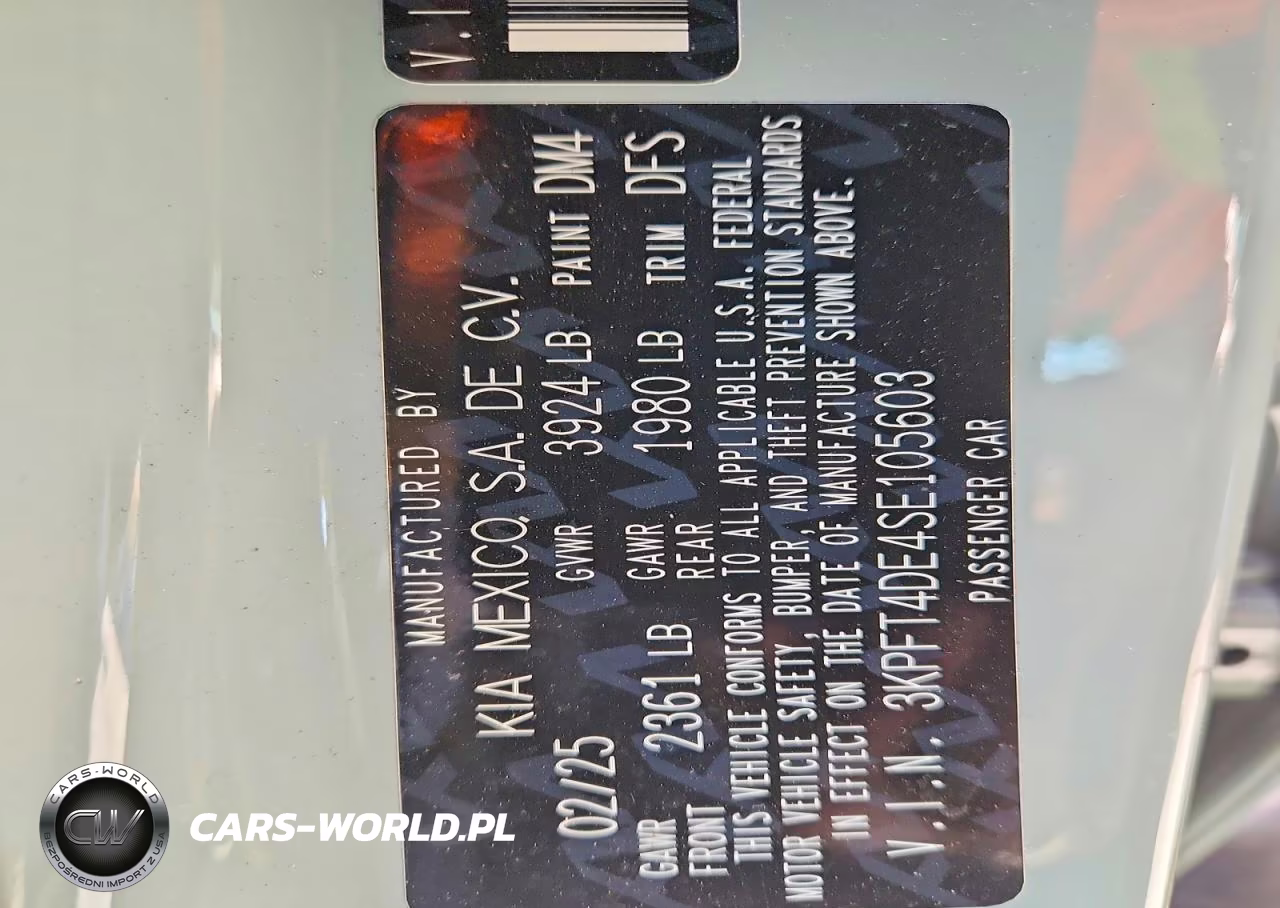 2025 Kia K4 Lxs VIN:3KPFT4DE4SE105603 - 12