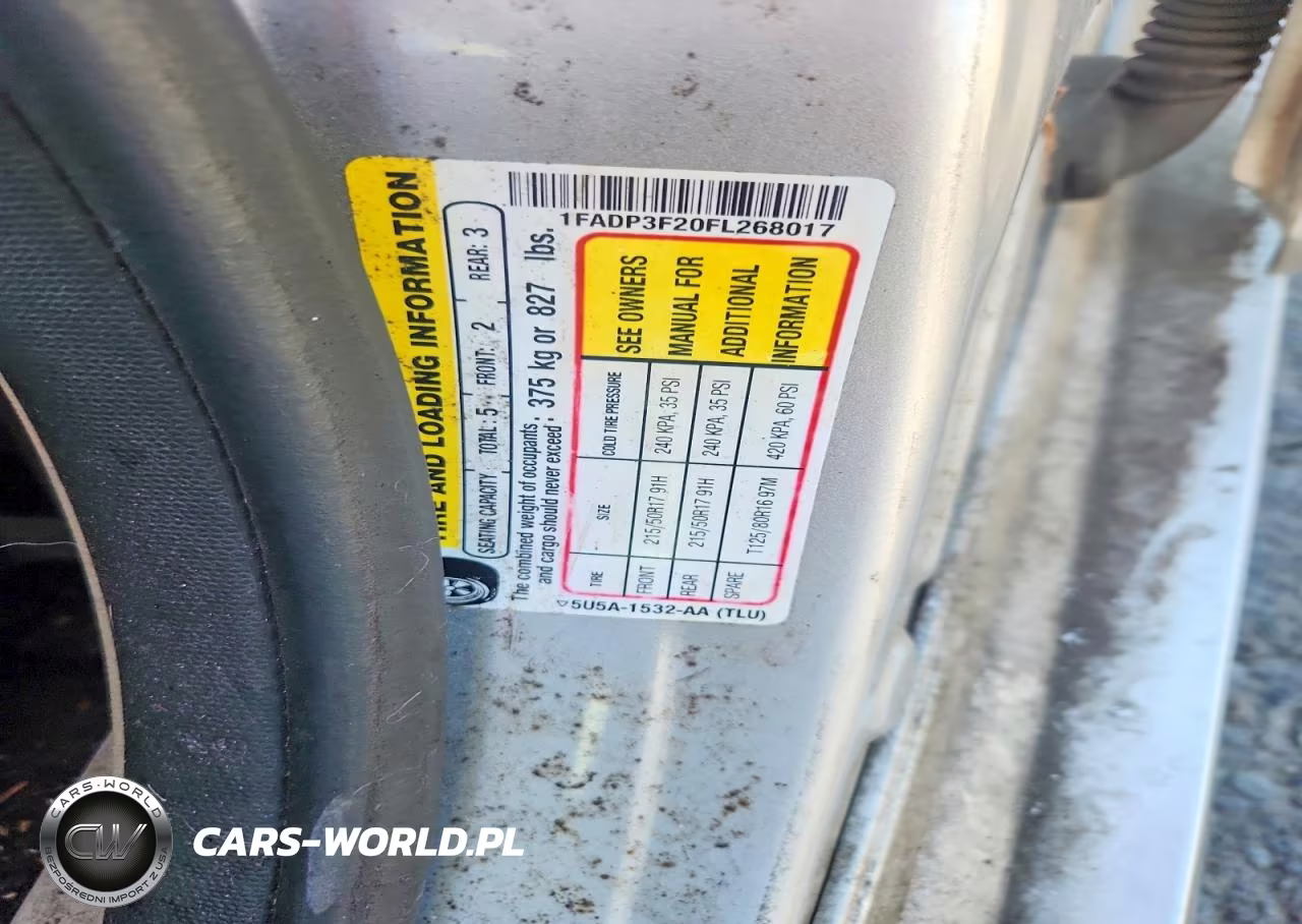 2015 Ford Focus Se VIN:1FADP3F20FL268017 - 12