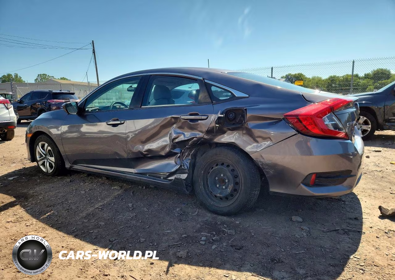 2018 Honda Civic Lx VIN:19XFC2F5XJE011452 - 2