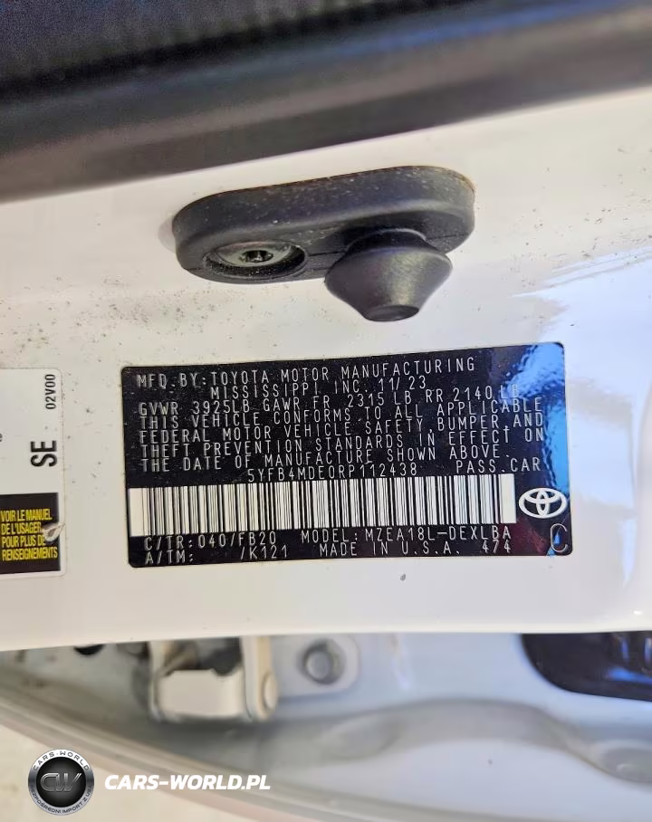 2024 Toyota Corolla Le VIN:5YFB4MDE0RP112438 - 12