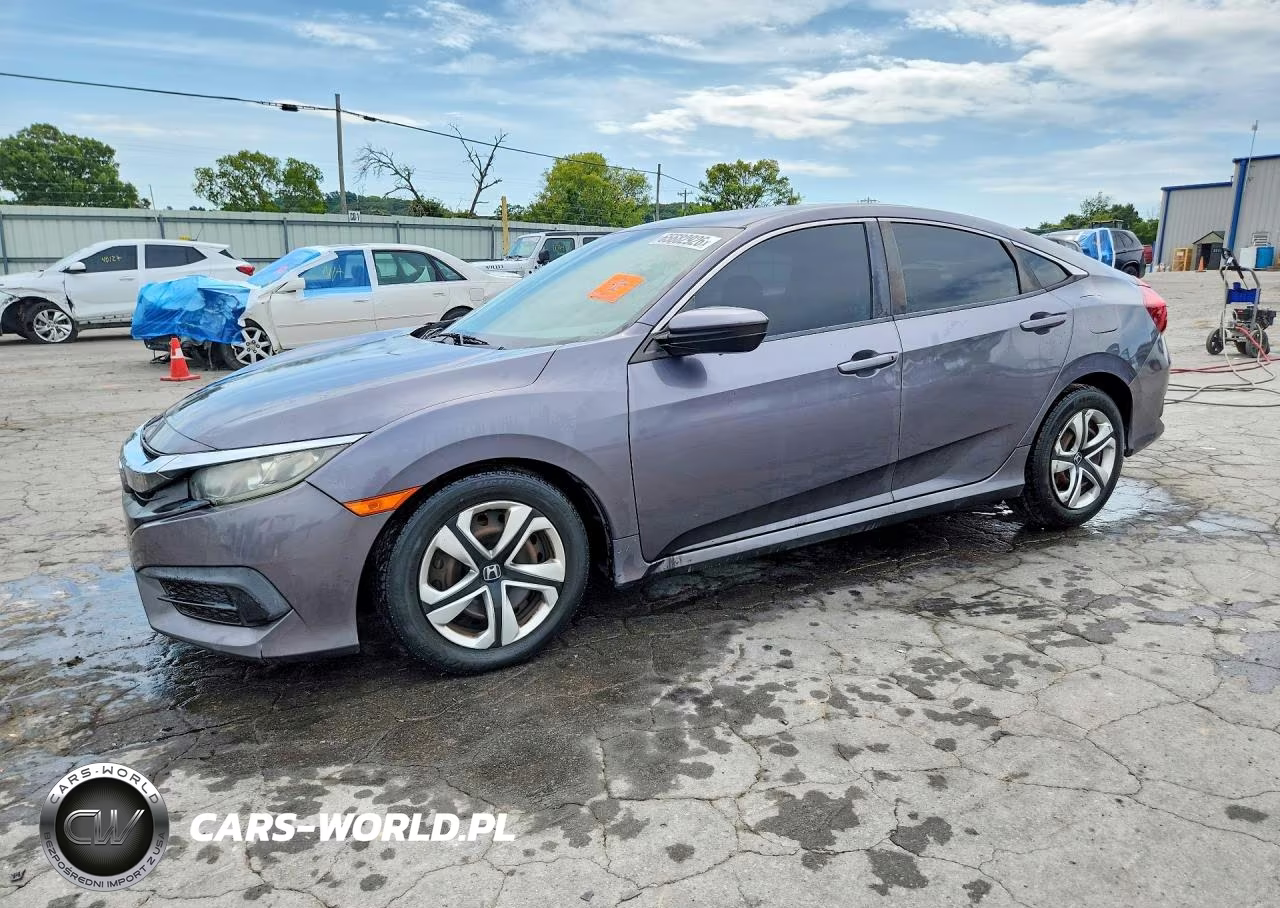 2018 Honda Civic Lx VIN:19XFC2F51JE042475 - 1