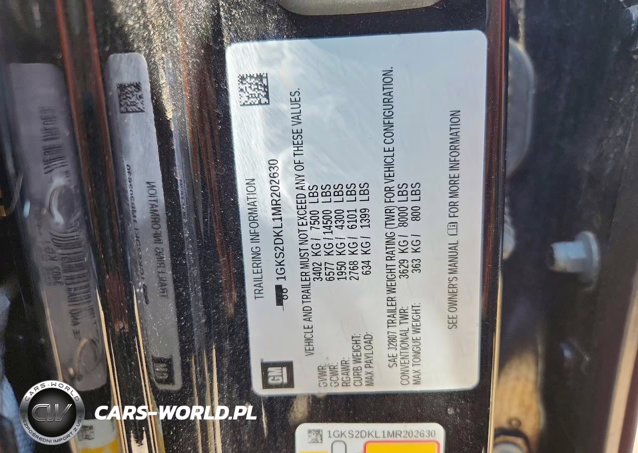2021 GMC Yukon Denali VIN:1GKS2DKL1MR202630 - 13