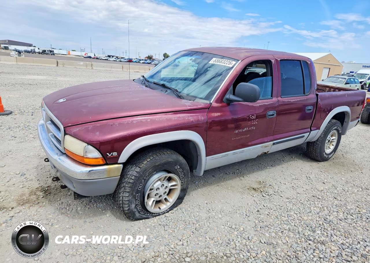 2000 Dodge Dakota Quad C VIN:1B7GG2AN0YS666386 - 1