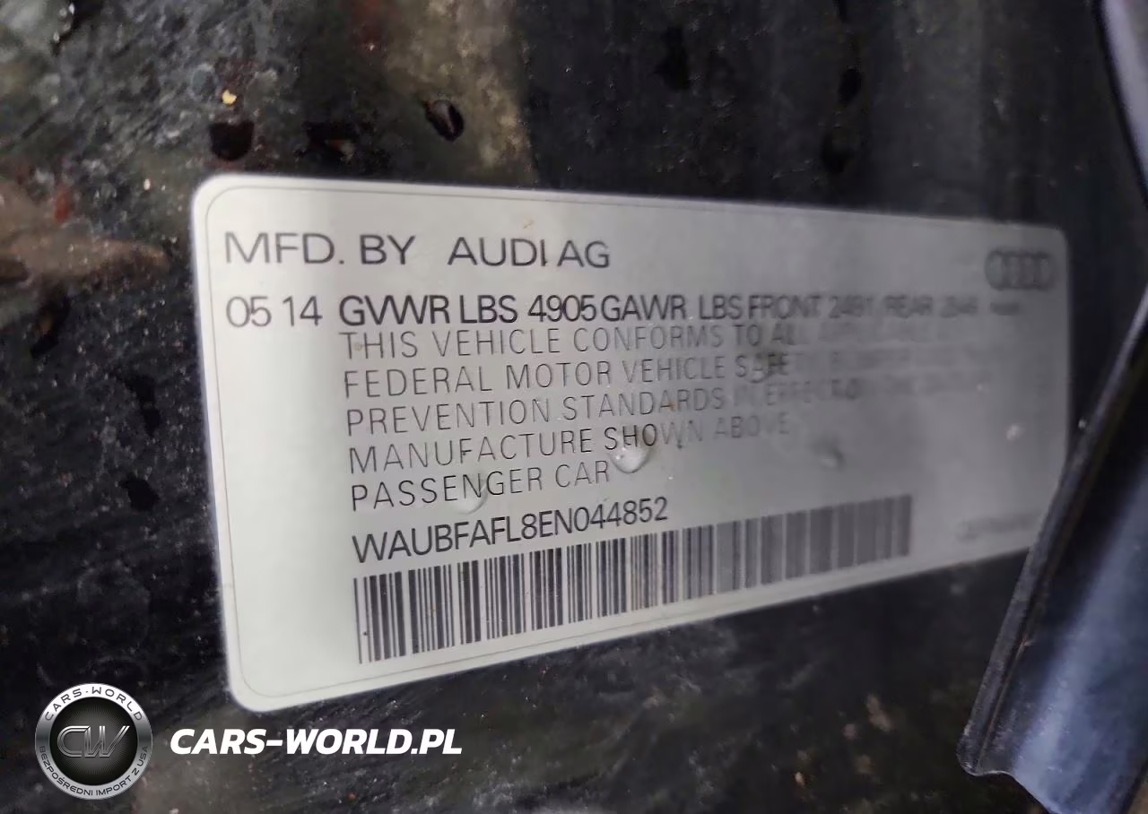 2014 Audi A4 Premium VIN:WAUBFAFL8EN044852 - 12