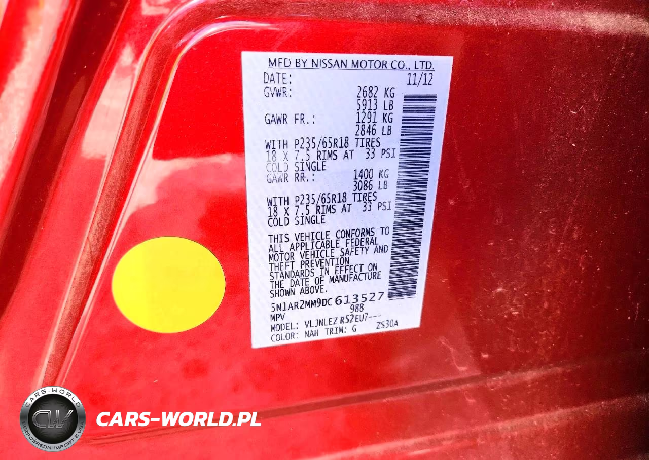 2013 Nissan Pathfinder S VIN:5N1AR2MM9DC613527 - 13