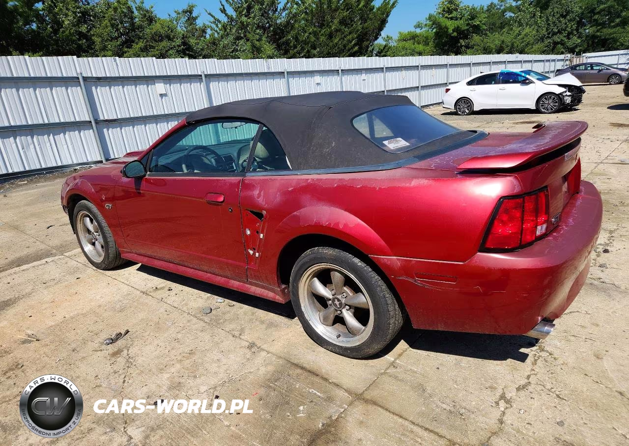 2003 Ford Mustang Gt VIN:1FAFP45X63F380696 - 2