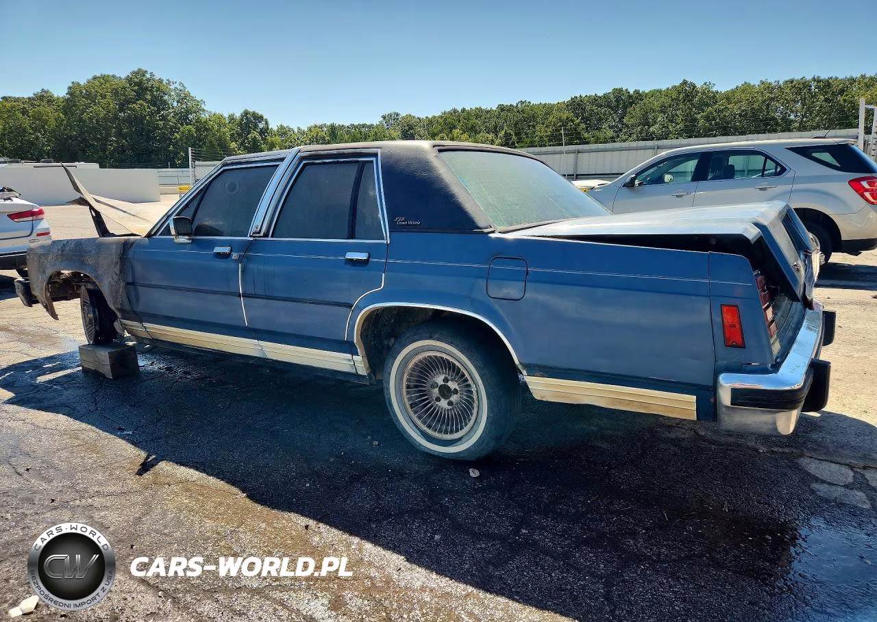 1987 Ford Crown Victoria Lx VIN:2FABP74F6HX116754 - 2