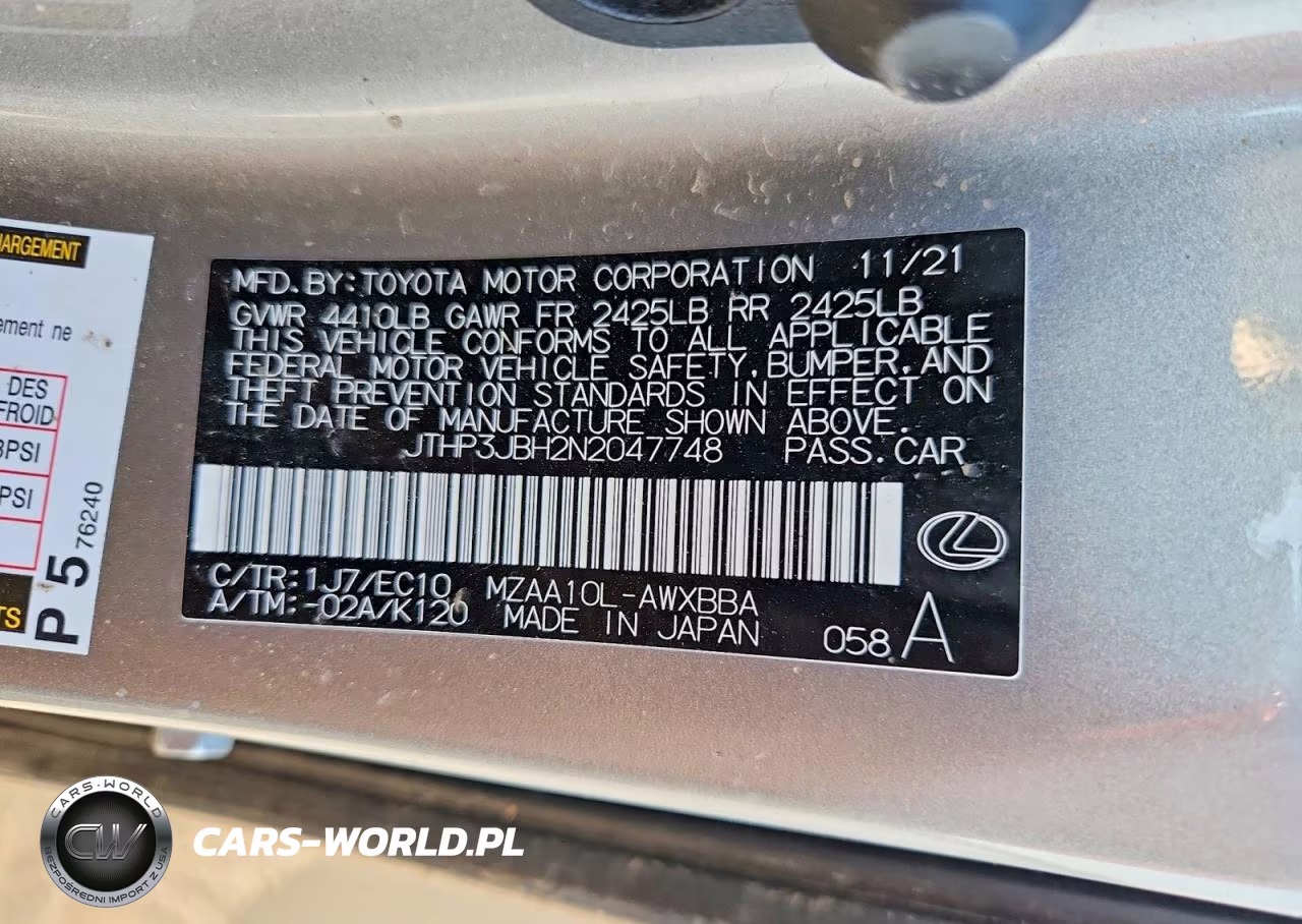2022 Lexus Ux 200 Base VIN:JTHP3JBH2N2047748 - 13