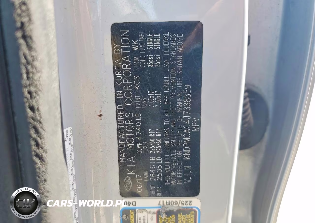 2018 Kia Sportage Lx VIN:KNDPMCAC4J7338359 - 13