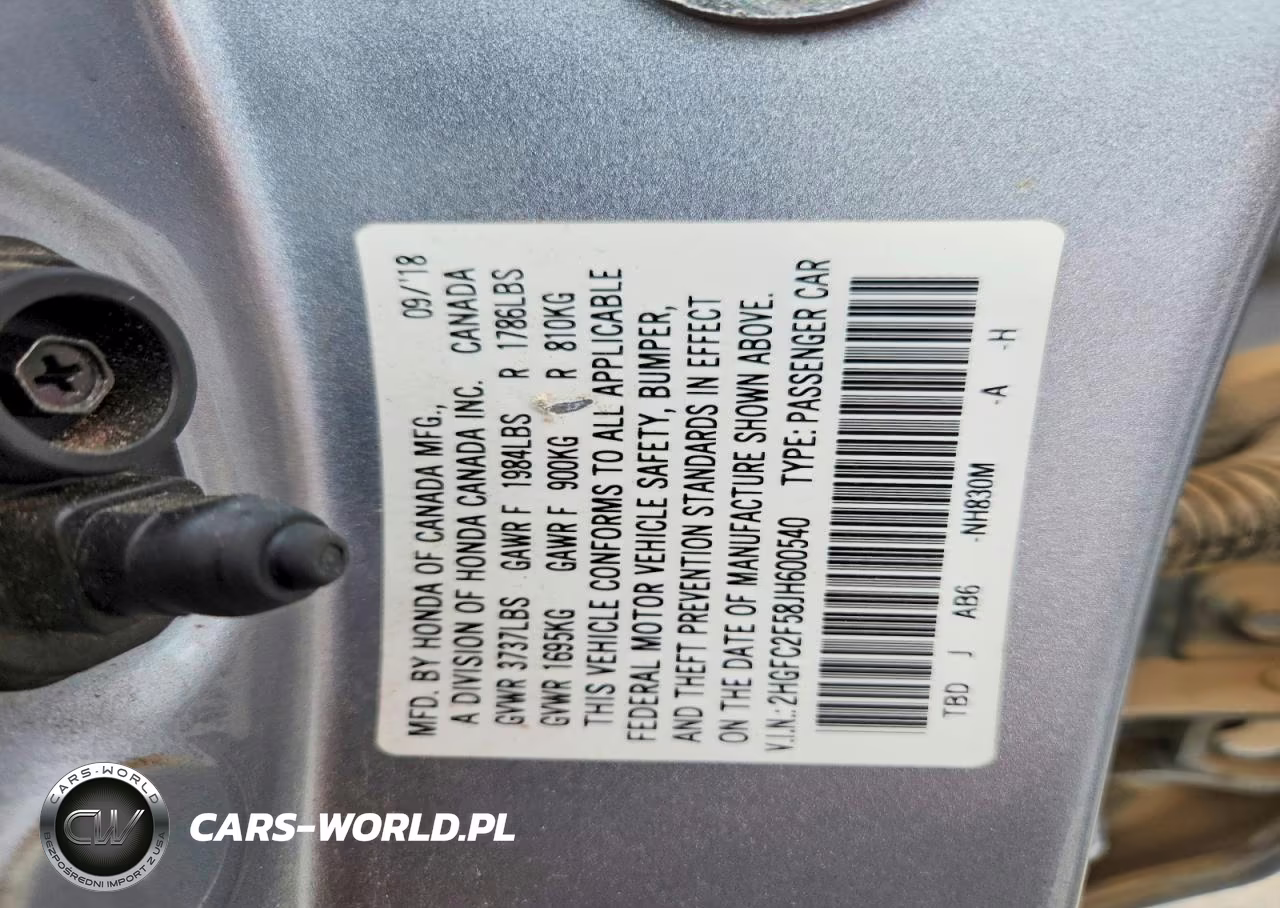 2018 Honda Civic Lx VIN:2HGFC2F58JH600540 - 12
