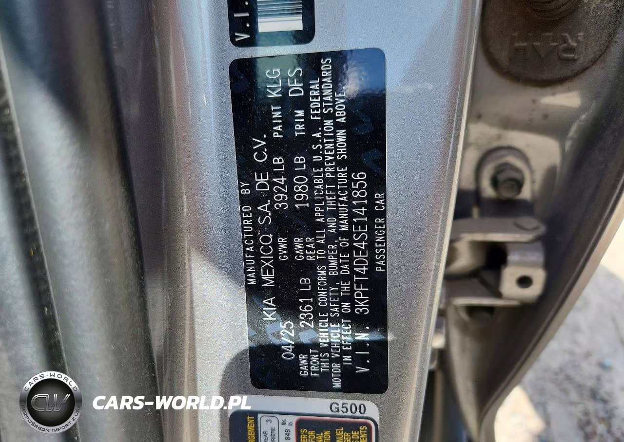 2025 Kia K4 Lxs VIN:3KPFT4DE4SE141856 - 13