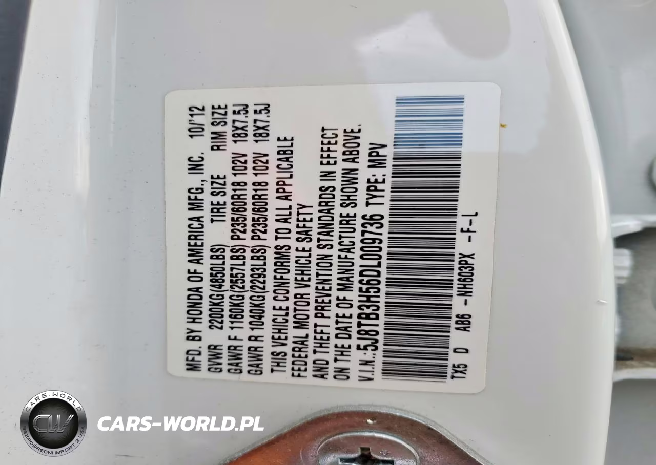 2013 Acura Rdx Technology VIN:5J8TB3H56DL009736 - 12