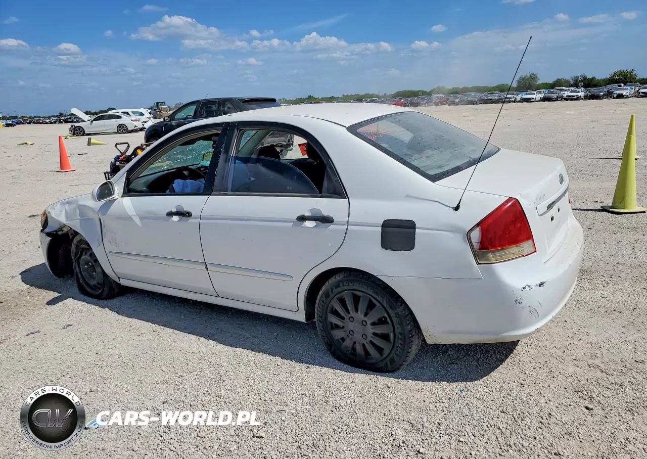 2007 Kia Spectra Lx VIN:KNAFE121875436385 - 2