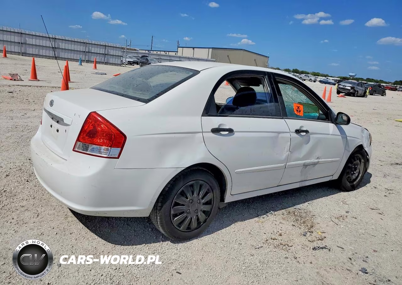 2007 Kia Spectra Lx VIN:KNAFE121875436385 - 3