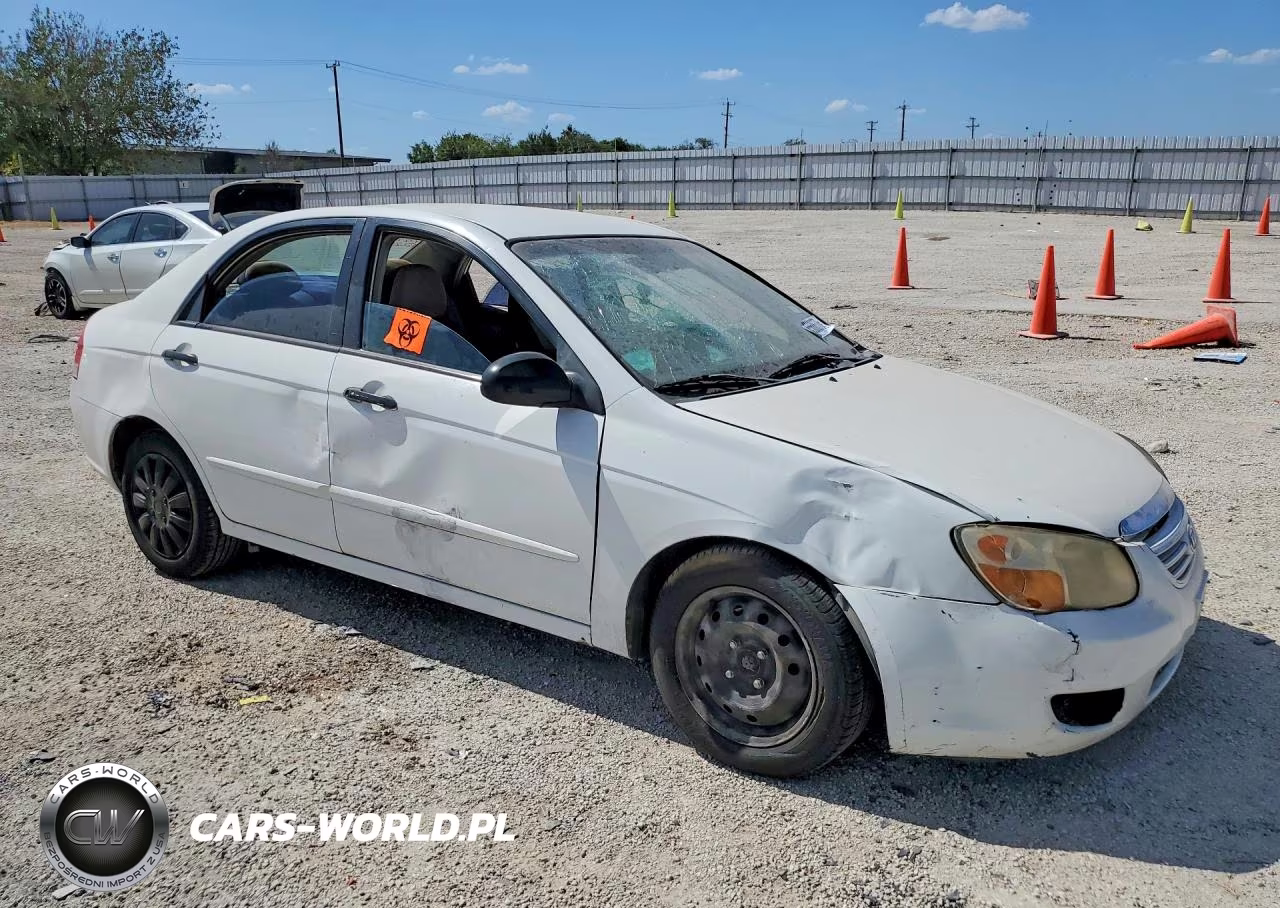 2007 Kia Spectra Lx VIN:KNAFE121875436385 - 4