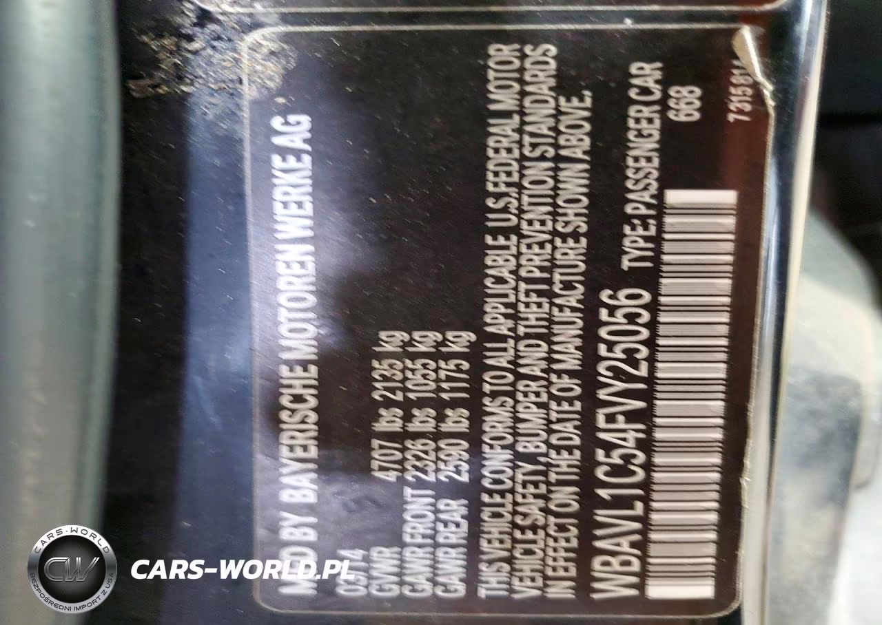 2015 BMW X1 xDrive28I VIN:WBAVL1C54FVY25056 - 13