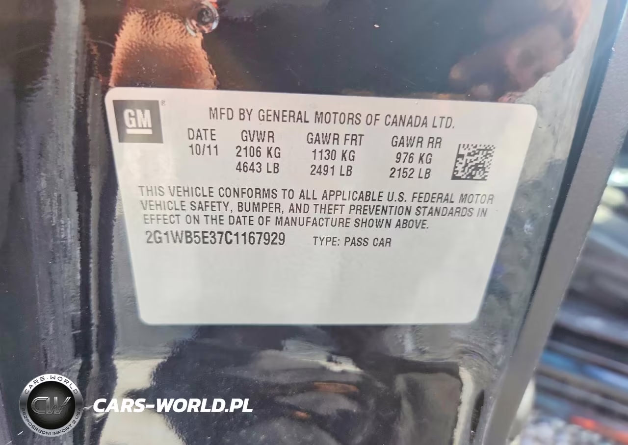 2012 Chevrolet Impala Lt VIN:2G1WB5E37C1167929 - 12