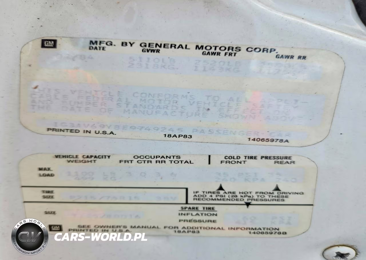 1984 Oldsmobile Delta 88 Royale Brougham Ls VIN:1G3AV69Y8E9749245 - 12