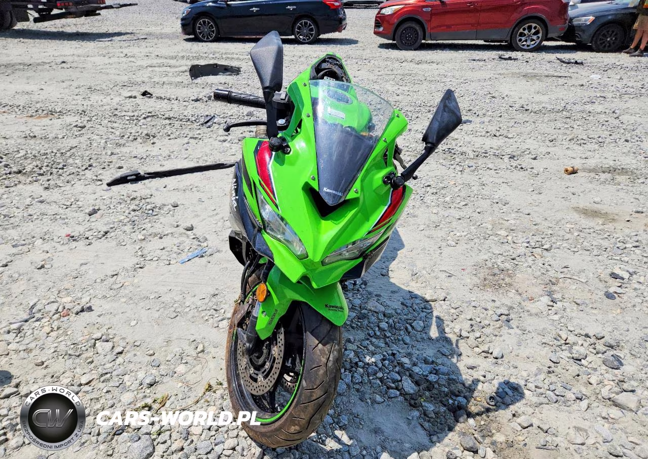 2024 Kawasaki Zx400 S VIN:ML5ZXCS16RDA19780 - 2