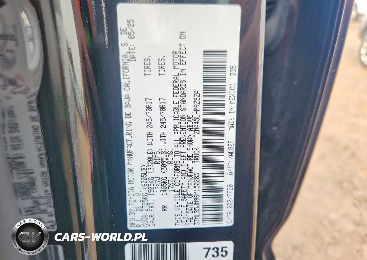 2025 Toyota Tacoma Sr5 VIN:3TMLB5JN9SM150283 - 13