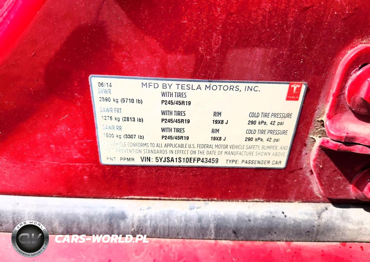 2014 Tesla Model S VIN:5YJSA1S10EFP43459 - 12