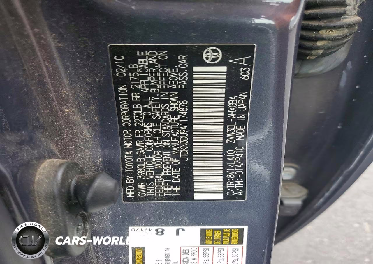 2010 Toyota Prius Iv VIN:JTDKN3DU9A1174878 - 13