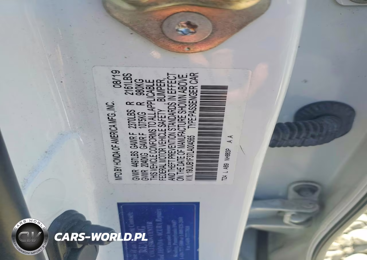 2020 Acura Tlx VIN:19UUB1F37LA004565 - 12