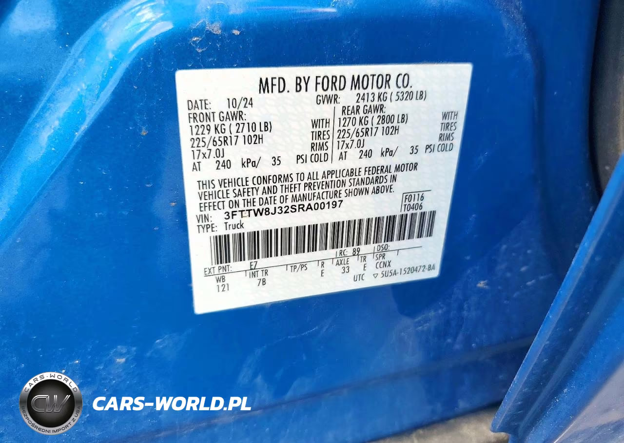 2025 Ford Maverick Xlt VIN:3FTTW8J32SRA00197 - 12