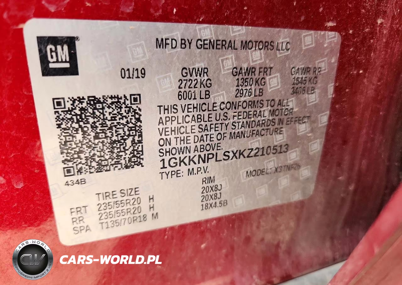 2019 GMC Acadia Denali VIN:1GKKNPLSXKZ210513 - 13