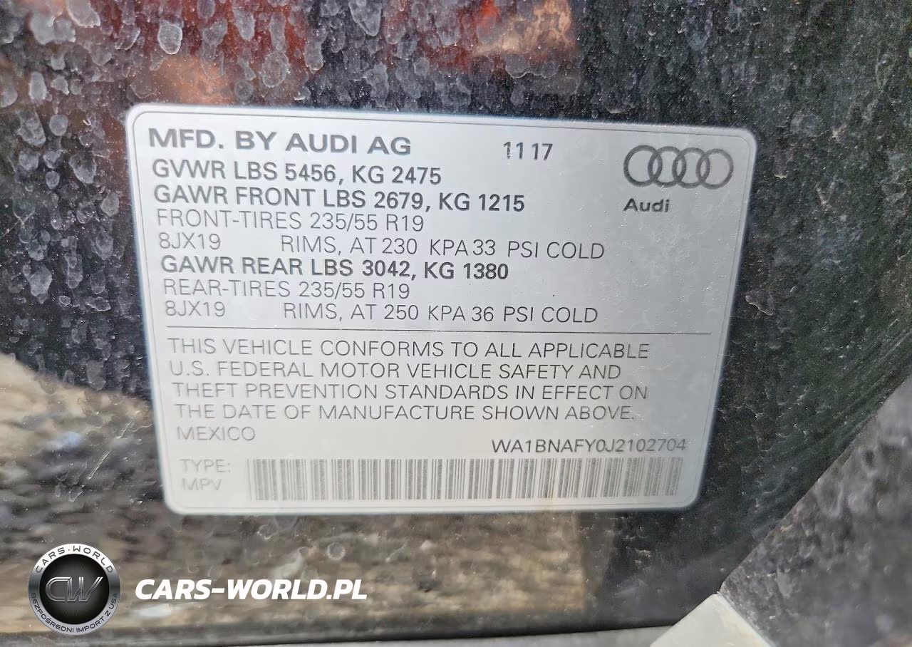 2018 Audi Q5 Premium Plus VIN:WA1BNAFY0J2102704 - 12