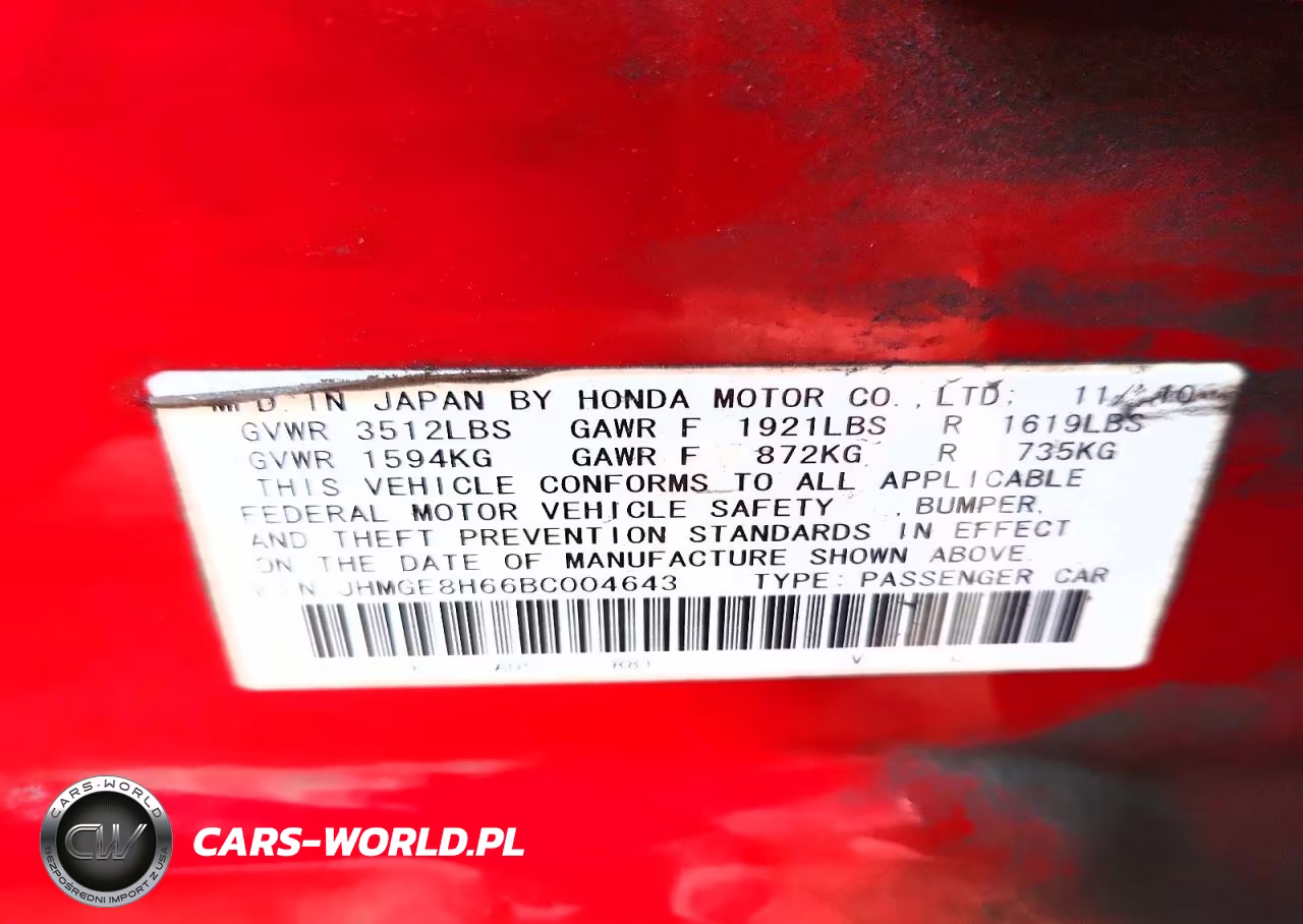 2011 Honda Fit Sport VIN:JHMGE8H66BC004643 - 13