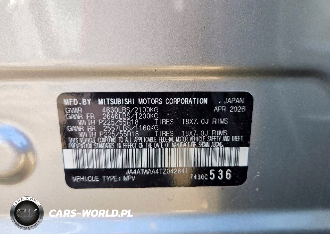 2026 Mitsubishi Eclipse Cross Se VIN:JA4ATWAA4TZ042641 - 13