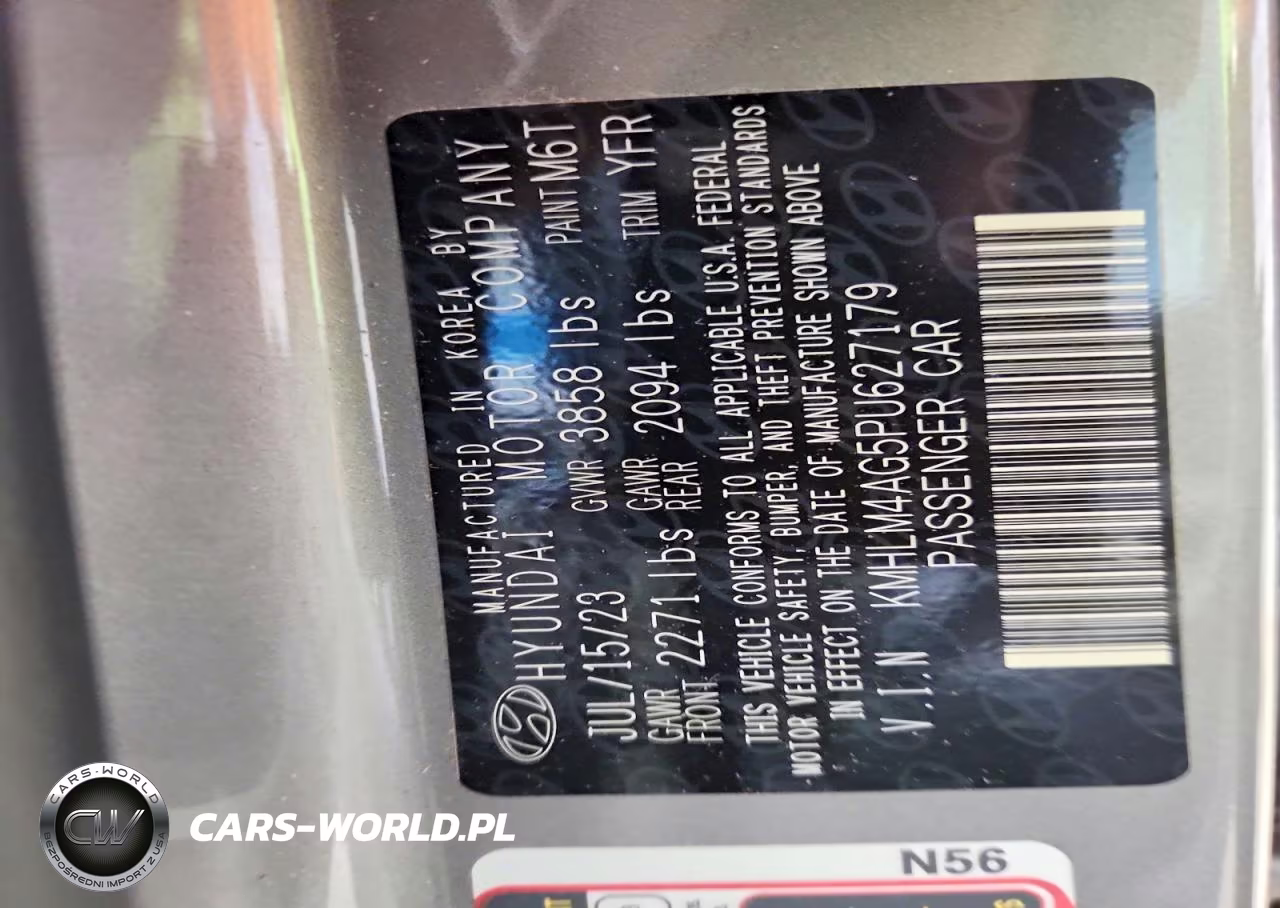 2023 Hyundai Elantra Sel VIN:KMHLM4AG5PU627179 - 13
