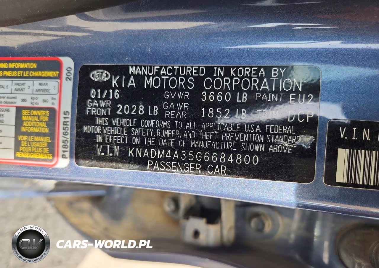 2016 Kia Rio Lx VIN:KNADM4A35G6684800 - 13