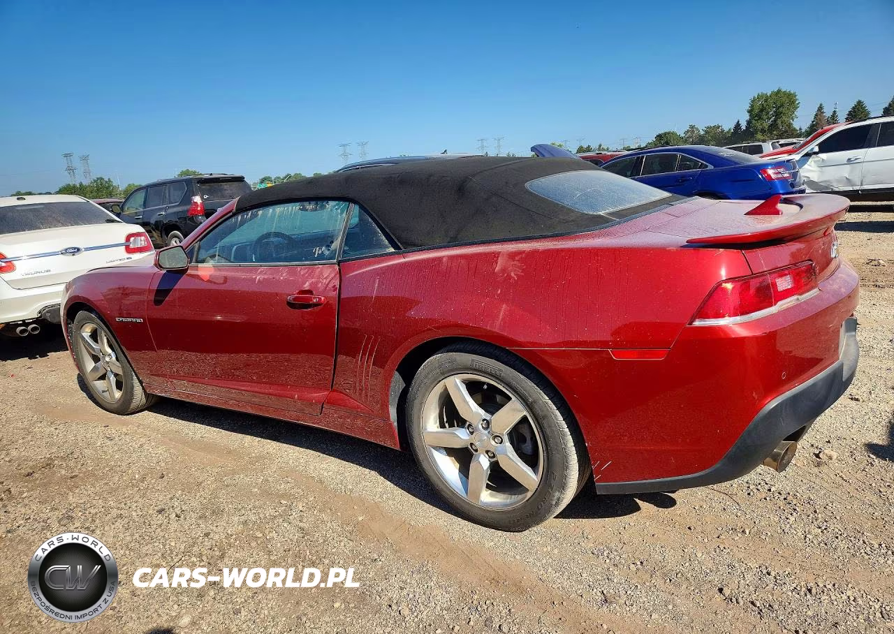 2015 Chevrolet Camaro Lt VIN:2G1FD3D34F9181955 - 2
