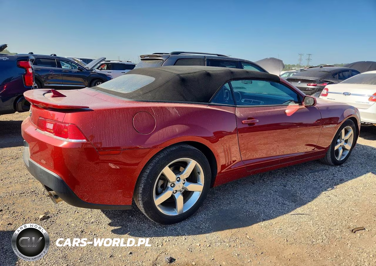 2015 Chevrolet Camaro Lt VIN:2G1FD3D34F9181955 - 3
