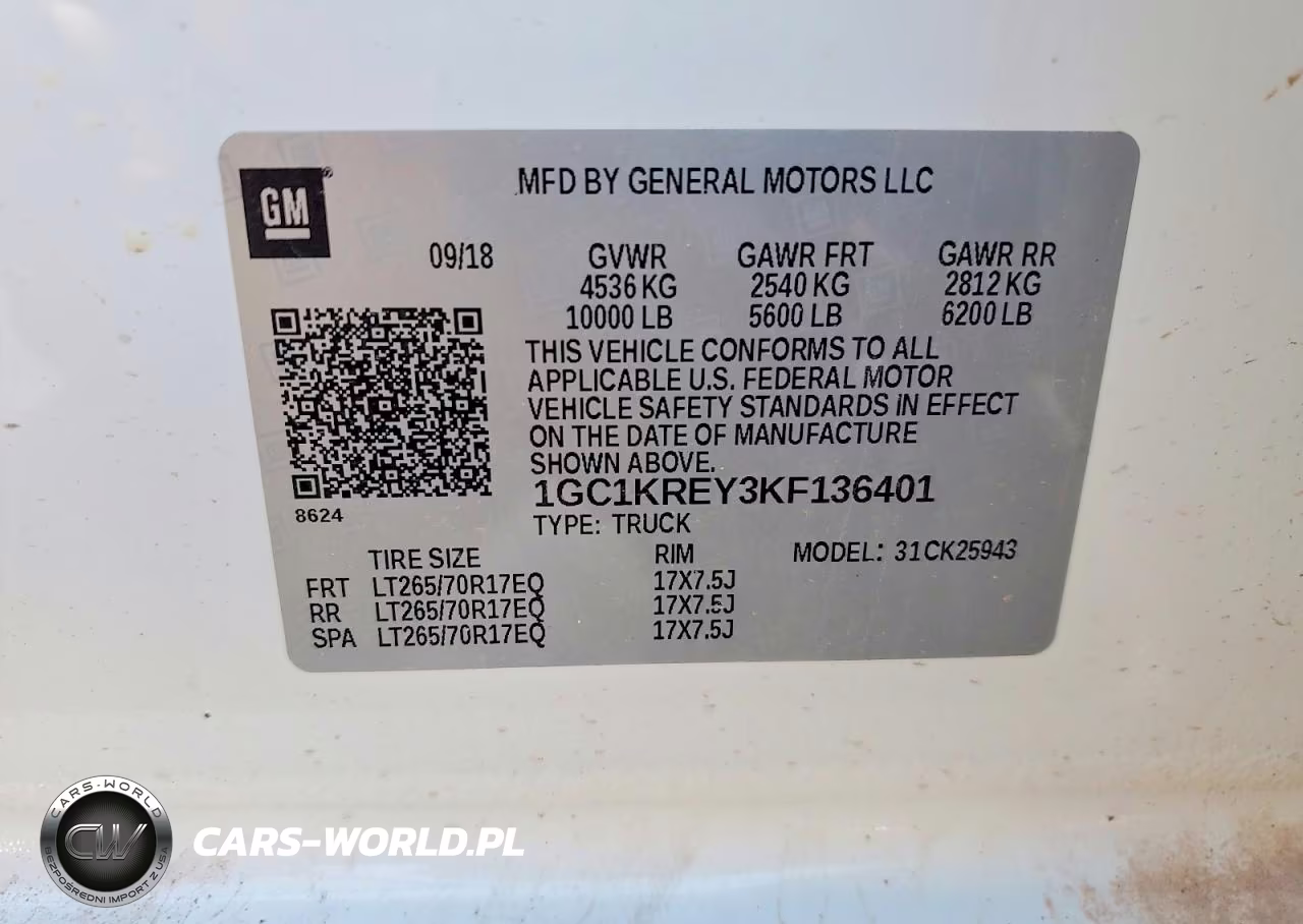 2019 Chevrolet Silverado K2500 Heavy Duty VIN:1GC1KREY3KF136401 - 12