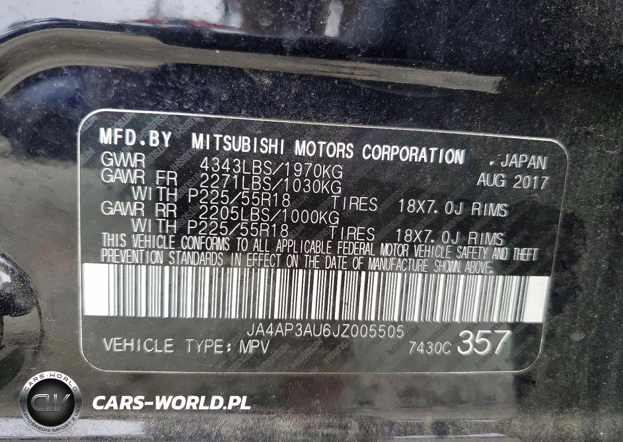 2018 Mitsubishi Outlander Sport Es VIN:JA4AP3AU6JZ005505 - 13