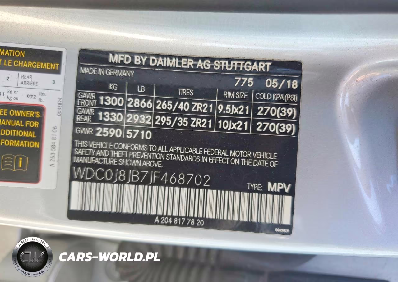 2018 Mercedes-Benz Glc Coupe 63 4Matic Amg VIN:WDC0J8JB7JF468702 - 13