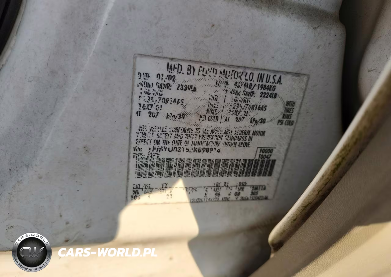 2002 Ford Escape Xlt VIN:1FMYU03152KB98914 - 13