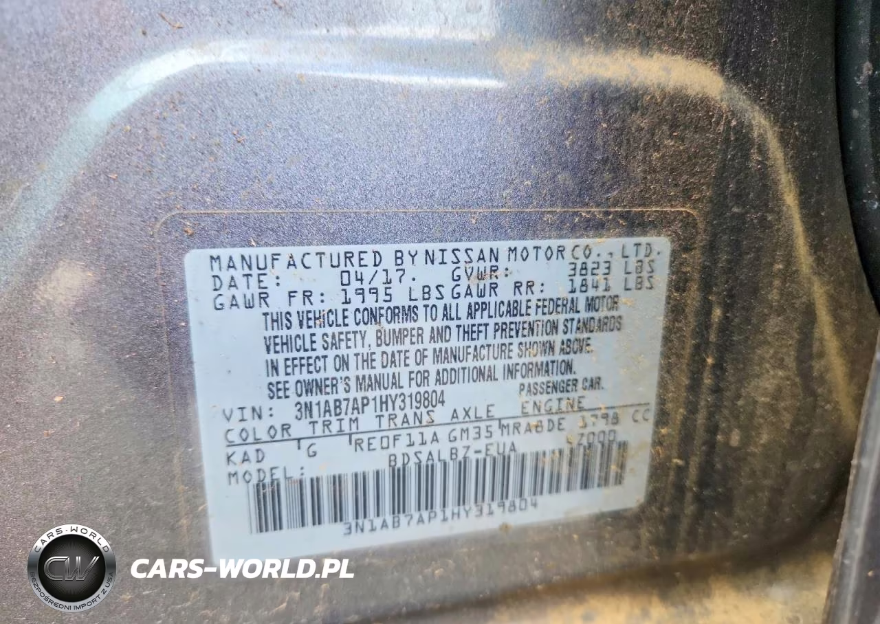 2017 Nissan Sentra S VIN:3N1AB7AP1HY319804 - 13