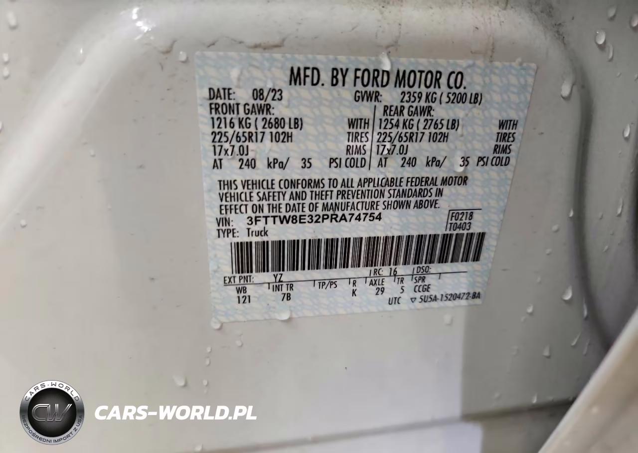 2023 Ford Maverick Xl VIN:3FTTW8E32PRA74754 - 13